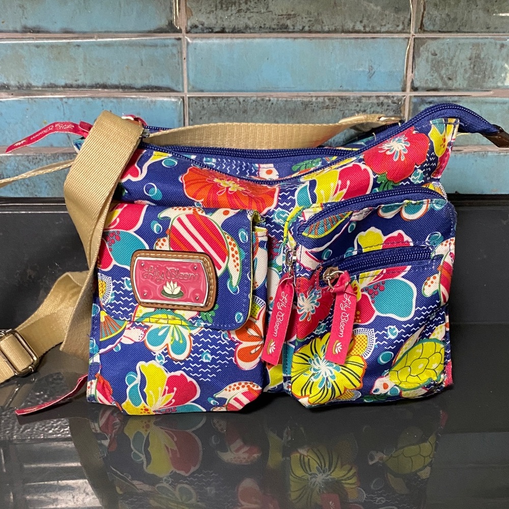 Lily Bloom Vibrant Multicolor Crossbody Bag